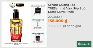 Serum Dưỡng Tóc TRESemmé Vào Nếp Suôn Mượt 100ml (Mới)