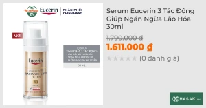 Serum Eucerin 3 Tác Động Giúp Ngăn Ngừa Lão Hóa 30ml