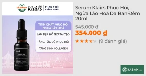 Serum Klairs Phục Hồi, Ngừa Lão Hoá Da Ban Đêm 20ml