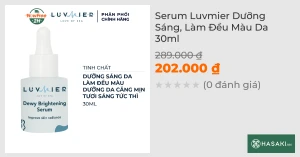 Serum Luvmier Dưỡng Sáng, Làm Đều Màu Da 30ml