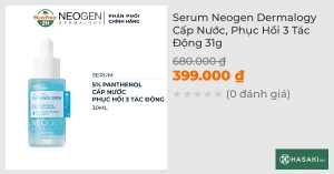Serum Neogen Dermalogy Cấp Nước, Phục Hồi 3 Tác Động 31g