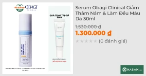 Serum Obagi Clinical Giảm Thâm Nám & Làm Đều Màu Da 30ml