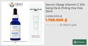 Serum Obagi Vitamin C 10% Sáng Da & Chống Oxy Hóa 30ml