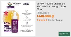 Serum Paula's Choice Se Khít Lỗ Chân Lông Tối Ưu 20ml