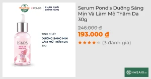 Serum Pond's Dưỡng Sáng Mịn Và Làm Mờ Thâm Da 30g