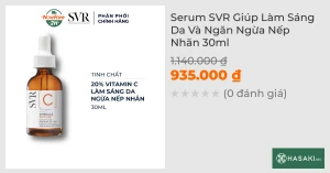 Serum SVR Giúp Làm Sáng Da Và Ngăn Ngừa Nếp Nhăn 30ml