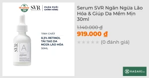 Serum SVR Ngăn Ngừa Lão Hóa & Giúp Da Mềm Mịn 30ml