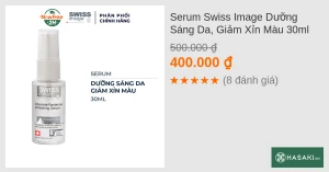 Serum Swiss Image Dưỡng Sáng Da, Giảm Xỉn Màu 30ml