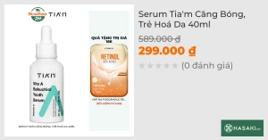 Serum Tia'm Căng Bóng, Trẻ Hoá Da 40ml