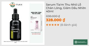 Serum Tia'm Thu Nhỏ Lỗ Chân Lông, Giảm Dầu Nhờn 40ml