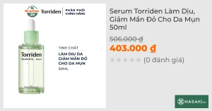 Serum Torriden Làm Dịu, Giảm Mẩn Đỏ Cho Da Mụn 50ml