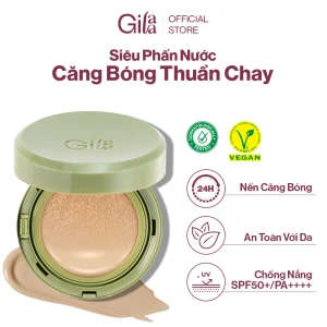 Siêu Phấn Nước Gilaa Căng Bóng 01 Light Beige 15g