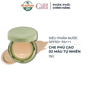 Siêu Phấn Nước Gilaa Che Phủ 02 Natural Beige 15g