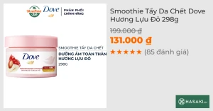 Smoothie Tẩy Da Chết Dove Hương Lựu Đỏ 298g