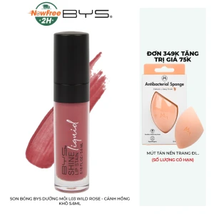 Son Bóng BYS Dưỡng Môi L03 Wild Rose - Cánh Hồng Khô 5.6ml