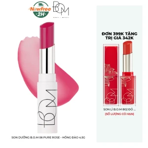 Son Dưỡng B.O.M 06 Pure Rose - Hồng Đào 4.5g