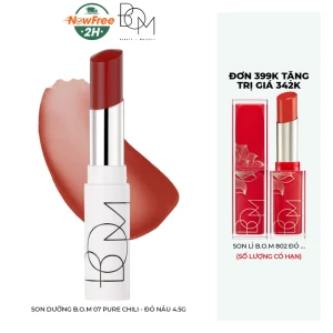 Son Dưỡng B.O.M 07 Pure Chili - Đỏ Nâu 4.5g
