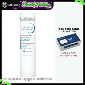 Son Dưỡng Bioderma Dạng Sáp Làm Dịu Môi Khô, Nứt Nẻ 4g
