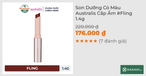 Son Dưỡng Có Màu Australis Cấp Ẩm Fling 1.4g