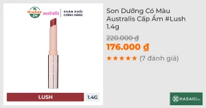 Son Dưỡng Có Màu Australis Cấp Ẩm Lush 1.4g