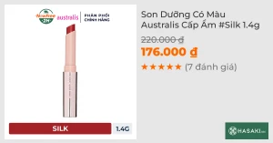 Son Dưỡng Có Màu Australis Cấp Ẩm Silk 1.4g