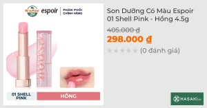 Son Dưỡng Có Màu Espoir 01 Shell Pink - Hồng 4.5g