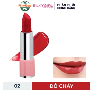 Son Dưỡng Có Màu Silkygirl 02 Luscious - Đỏ Cháy 3.2g