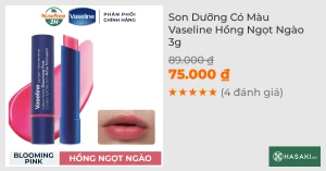 Son Dưỡng Có Màu Vaseline Hồng Ngọt Ngào 3g