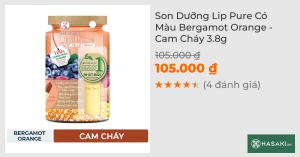 Son Dưỡng Lip Pure Có Màu Bergamot Orange - Cam Cháy 3.8g