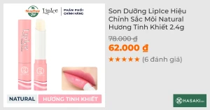 Son Dưỡng LipIce Hiệu Chỉnh Sắc Môi Hương Tinh Khiết 2.4g