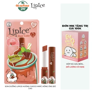 Son Dưỡng LipIce Hương Choco Mint, Hồng Ửng Đỏ 2.4g