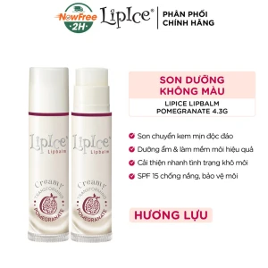Son Dưỡng LipIce Không Màu Chuyển Kem Mịn Hương Lựu 4.3g