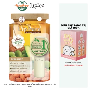 Son Dưỡng Lipice Lip Pure Không Màu Hương Cam Tây 3.9g