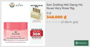 Son Dưỡng Môi Dạng Hũ Nuxe Very Rose 15g