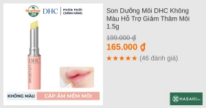 Son Dưỡng Môi DHC Không Màu Hỗ Trợ Giảm Thâm Môi 1.5g