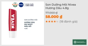 Son Dưỡng Môi Nivea Hương Dâu 4.8g