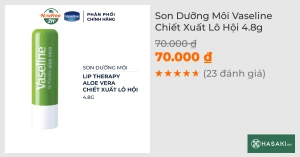 Son Dưỡng Môi Vaseline Chiết Xuất Lô Hội 4.8g