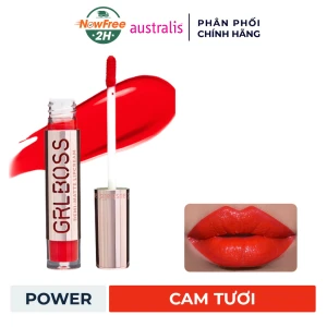 Son Kem Bán Lì Australis Power Màu Cam Tươi 8ml 