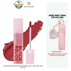 Son Kem Black Rouge MV06 Bean Jam - Đỏ Rượu Pha Nâu 4g