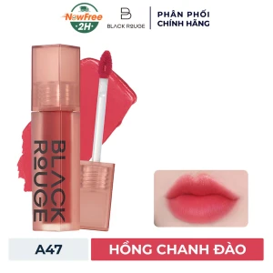 Son Kem Lì Black Rouge A47 Lemonade Pink - Hồng Chanh Đào 4.5ml 
