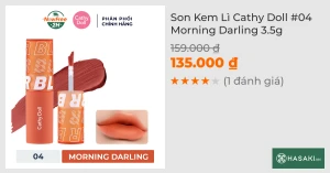 Son Kem Lì Cathy Doll 04 Morning Darling 3.5g 