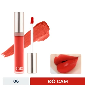 Son Kem Lì Gilaa Thế Hệ Mới 06 Rainy Day - Đỏ Cam 5g