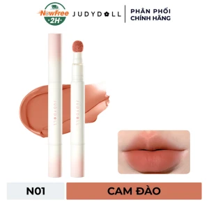 Son Kem Lì Judydoll Đầu Bông - N01 Cam Đào 1.8g