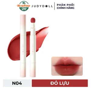 Son Kem Lì Judydoll Đầu Bông - N04 Đỏ Lựu 1.8g