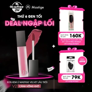 Son Kem Lì Mastige Velvet Lâu Trôi Màu V2 Cánh Hồng 4.5ml