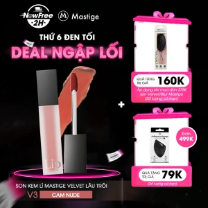 Son Kem Lì Mastige Velvet Lâu Trôi Màu V3 Cam Nude 4.5ml
