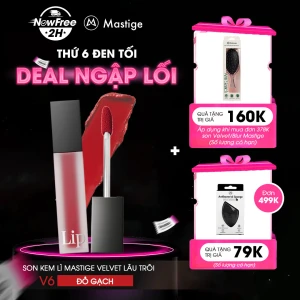 Son Kem Lì Mastige Velvet Lâu Trôi Màu V6 Đỏ Gạch 4.5ml