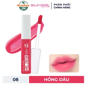 Son Kem Silkygirl Tươi Mọng Lâu Trôi - 08 Hồng Dâu 4.5g