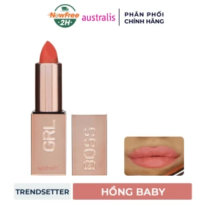 Son Lì Australis Mềm Mịn Trendsetter - Hồng Baby 3.2g