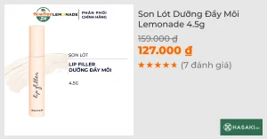 Son Lót Dưỡng Đầy Môi Lemonade 4.5g